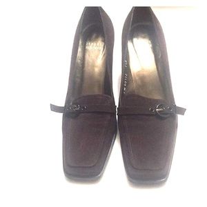 Stuart Weitzman brown suede shoes size 7 1/2